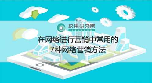 在网络进行营销中常用的7种网络营销方法